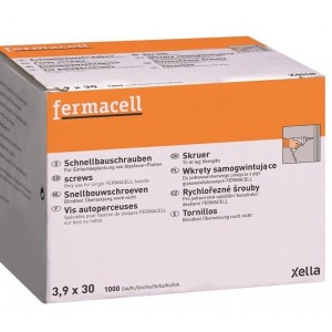 VIS FERMACELL 3.9 X 30 MM 1000 PCES