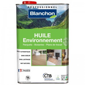 HUILE ENVIRONNEMENT BLANCHON - 1 litre et 5 litres