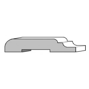 Kit chambranles chêne massif 12 x 68 mm M18 CREUX