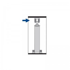 RAIL COULISSANT STOREMAX H60 - 2 M - Sans roulette