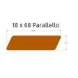 BARDAGE CLAIRE-VOIE PARALLELO AYOUS THERMO (18x68 mm)