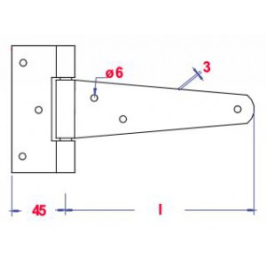 PENTURE EN T 300-30 X 2.0 LEGERE