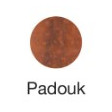 HARDWOOD BOUCHON PADOUK 10 MM - 100 PCES