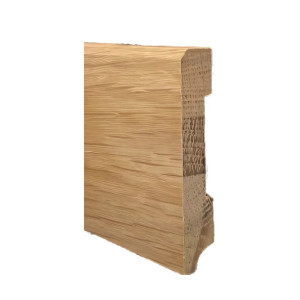 PLINTHE CHENE 12/68 mm-3.05 m plaquée- chanfreinée - 5 pces