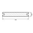 PLANCHER COMPOSITE IPEE FIBERDECK - 22,5x138mm - 3,90m