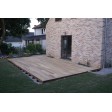 PLANCHER TERRASSE CHENE `BRULE`